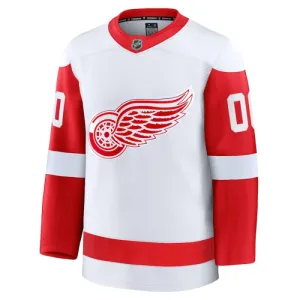 Fanatics Detroit Red Wings Personalisiert 24/25 Away Premium Trikot - Herren (Weiss)