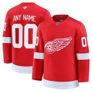 Fanatics Detroit Red Wings Personalisiert 24/25 Home Premium Trikot - Herren (Rot)
