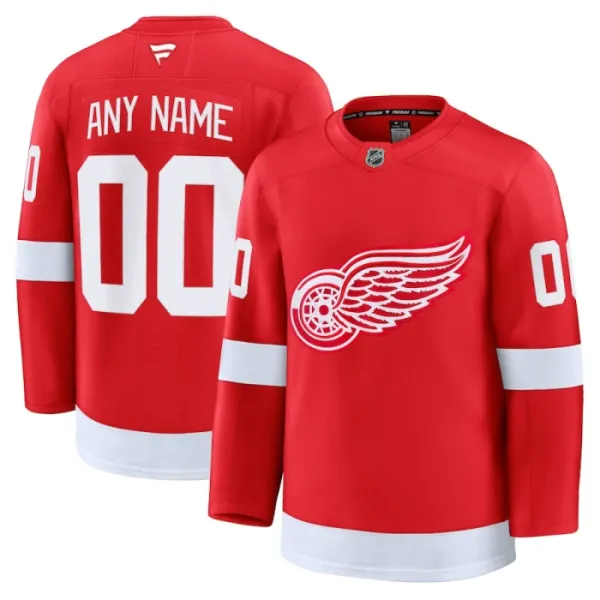 Fanatics Detroit Red Wings Personalisiert 24/25 Home Premium Trikot - Herren (Rot) Fanatics Detroit Red Wings Personalisiert 24/25 Home Premium Trikot - Herren (Rot)