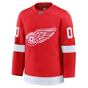 Fanatics Detroit Red Wings Personalisiert 24/25 Home Premium Trikot - Herren (Rot)