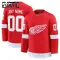 Fanatics Detroit Red Wings Personalisiert 24/25 Home Premium Trikot - Kinder (Rot)