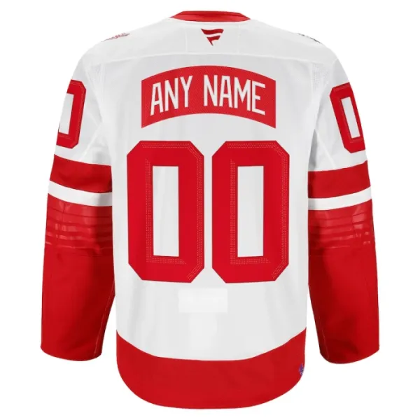 Fanatics Detroit Red Wings Personalisiert 24/25 Premium Stadium Series Trikot - Herren (Weiss)
