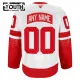 Fanatics Detroit Red Wings Personalisiert 24/25 Premium Stadium Series Trikot - Kinder (Weiss)