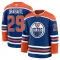 Fanatics Edmonton Oilers Leon Draisaitl 24/25 Home Premium Trikot - Herren (Blau)