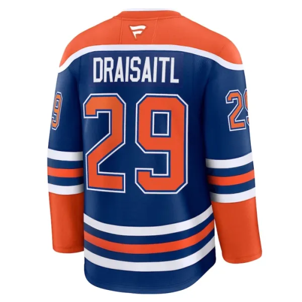 Fanatics Edmonton Oilers Leon Draisaitl 24/25 Home Premium Trikot - Herren (Blau)