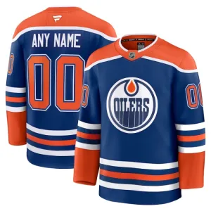 Fanatics Edmonton Oilers Personalisiert 24/25 Home Premium Trikot - Herren (Blau) Fanatics Edmonton Oilers Personalisiert 24/25 Home Premium Trikot - Herren (Blau)
