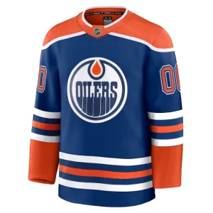Fanatics Edmonton Oilers Personalisiert 24/25 Home Premium Trikot - Herren (Blau)