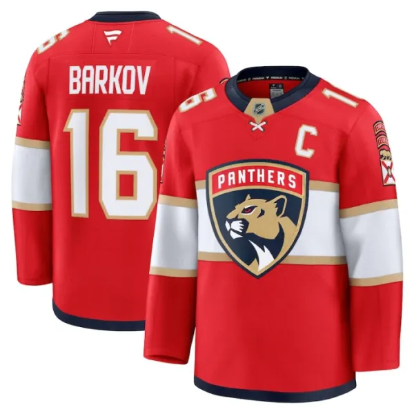 Fanatics Florida Panthers Aleksander Barkov 24/25 Home Premium Trikot - Herren (Rot) Fanatics Florida Panthers Aleksander Barkov 24/25 Home Premium Trikot - Herren (Rot)