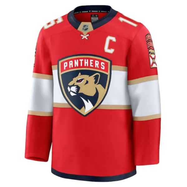 Fanatics Florida Panthers Aleksander Barkov 24/25 Home Premium Trikot - Herren (Rot)