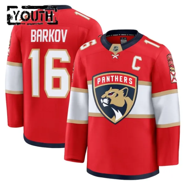 Fanatics Florida Panthers Aleksander Barkov 24/25 Home Premium Trikot - Kinder (Rot) Fanatics Florida Panthers Aleksander Barkov 24/25 Home Premium Trikot - Kinder (Rot)