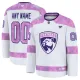 Fanatics Florida Panthers Hockey Fights Cancer Personalisiert 24/25 Practice Trikot - Herren (Weiss) Fanatics Florida Panthers Hockey Fights Cancer Personalisiert 24/25 Practice Trikot - Herren (Weiss)