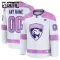 Fanatics Florida Panthers Hockey Fights Cancer Personalisiert 24/25 Practice Trikot - Kinder (Weiss)