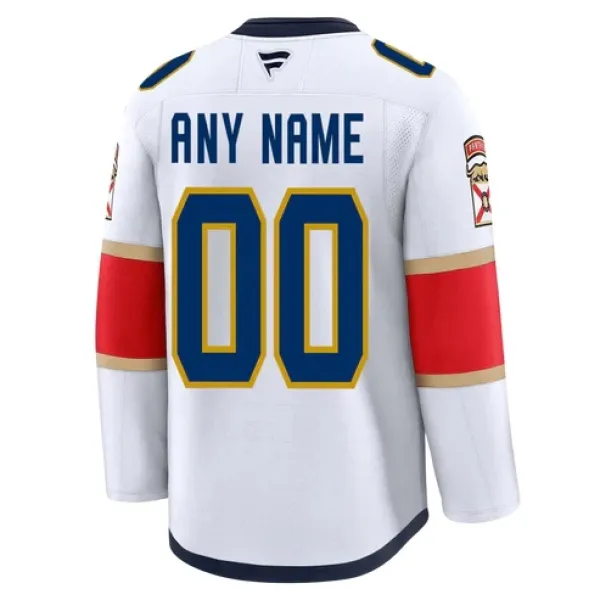 Fanatics Florida Panthers Personalisiert 24/25 Away Premium Trikot - Herren (Weiss)