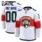 Fanatics Florida Panthers Personalisiert 24/25 Away Premium Trikot - Kinder (Weiss)