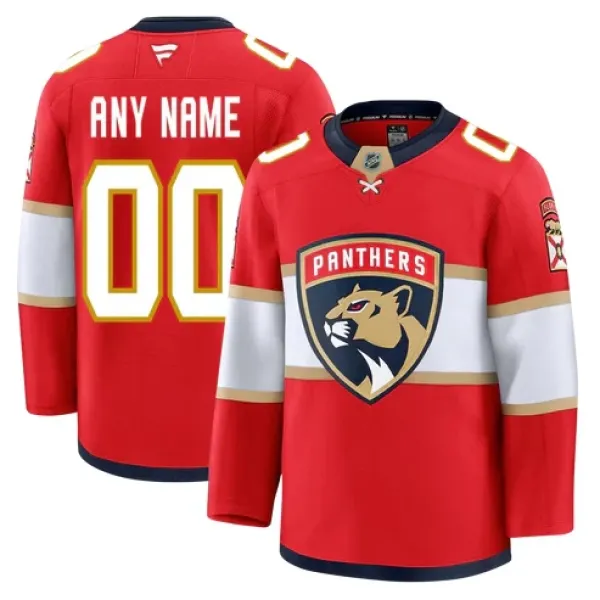 Fanatics Florida Panthers Personalisiert 24/25 Home Premium Trikot - Herren (Rot) Fanatics Florida Panthers Personalisiert 24/25 Home Premium Trikot - Herren (Rot)