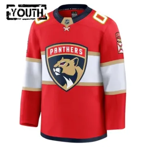 Fanatics Florida Panthers Personalisiert 24/25 Home Premium Trikot - Kinder (Rot)
