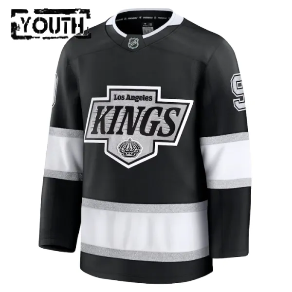 Fanatics Los Angeles Kings Adrian Kempe 24/25 Home Premium Trikot - Kinder (Schwarz)