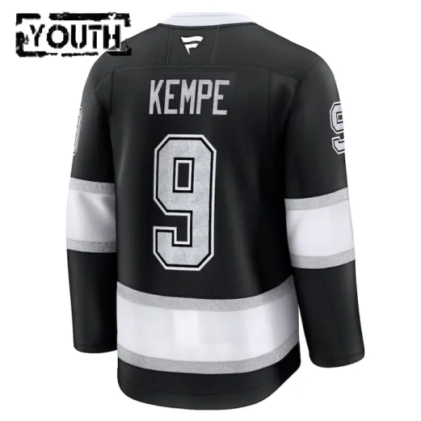 Fanatics Los Angeles Kings Adrian Kempe 24/25 Home Premium Trikot - Kinder (Schwarz)