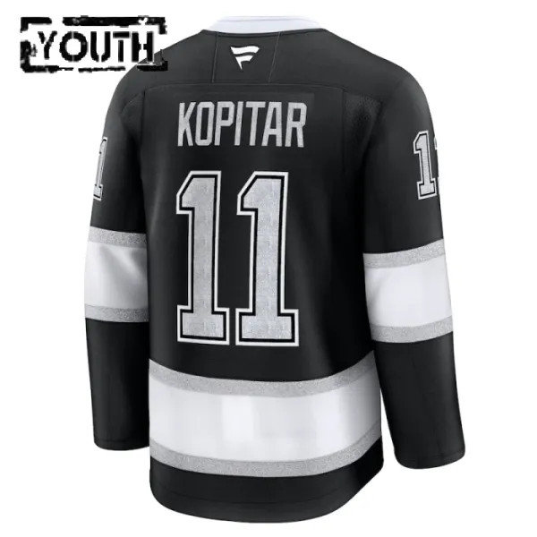 Fanatics Los Angeles Kings Anze Kopitar 24/25 Home Premium Trikot - Kinder (Schwarz)