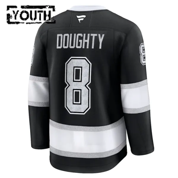 Fanatics Los Angeles Kings Drew Doughty 24/25 Home Premium Trikot - Kinder (Schwarz)