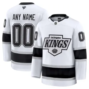 Fanatics Los Angeles Kings Personalisiert 24/25 Away Premium Trikot - Herren (Weiss)