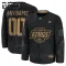 Fanatics Los Angeles Kings Personalisiert 24/25 Military Appreciation Practice Trikot - Kinder (Schwarz)