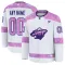 Fanatics Minnesota Wild Hockey Fights Cancer Personalisiert 24/25 Practice Trikot - Herren (Weiss)