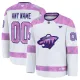 Fanatics Minnesota Wild Hockey Fights Cancer Personalisiert 24/25 Practice Trikot - Herren (Weiss) Fanatics Minnesota Wild Hockey Fights Cancer Personalisiert 24/25 Practice Trikot - Herren (Weiss)