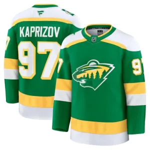 Fanatics Minnesota Wild Kirill Kaprizov 24/25 Alternate Premium Trikot - Herren (Grün)