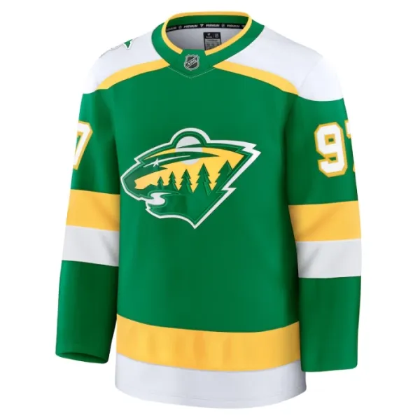 Fanatics Minnesota Wild Kirill Kaprizov 24/25 Alternate Premium Trikot - Herren (Grün)