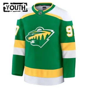Fanatics Minnesota Wild Kirill Kaprizov 24/25 Alternate Premium Trikot - Kinder (Grün)