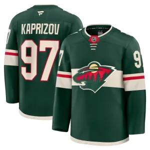 Fanatics Minnesota Wild Kirill Kaprizov 24/25 Home Premium Trikot - Herren (Grün)