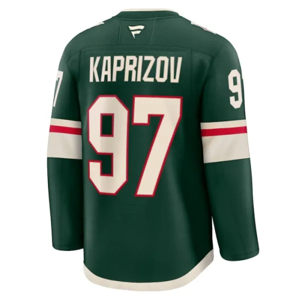 Fanatics Minnesota Wild Kirill Kaprizov 24/25 Home Premium Trikot - Herren (Grün)