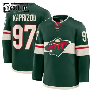 Fanatics Minnesota Wild Kirill Kaprizov 24/25 Home Premium Trikot - Kinder (Grün)