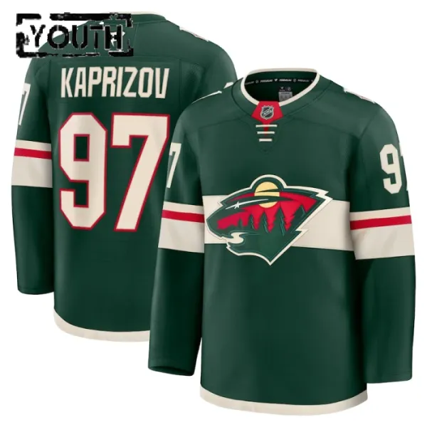 Fanatics Minnesota Wild Kirill Kaprizov 24/25 Home Premium Trikot - Kinder (Grün) Fanatics Minnesota Wild Kirill Kaprizov 24/25 Home Premium Trikot - Kinder (Grün)