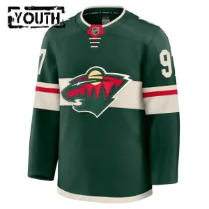 Fanatics Minnesota Wild Kirill Kaprizov 24/25 Home Premium Trikot - Kinder (Grün)