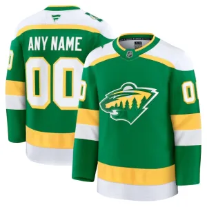Fanatics Minnesota Wild Personalisiert 24/25 Alternate Premium Trikot - Herren (Grün) Fanatics Minnesota Wild Personalisiert 24/25 Alternate Premium Trikot - Herren (Grün)