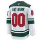 Fanatics Minnesota Wild Personalisiert 24/25 Away Premium Trikot - Herren (Weiss)