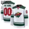 Fanatics Minnesota Wild Personalisiert 24/25 Away Premium Trikot - Kinder (Weiss)