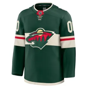 Fanatics Minnesota Wild Personalisiert 24/25 Home Premium Trikot - Herren (Grün)