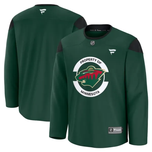 Fanatics Minnesota Wild Team Personalisiert 24/25 Practice Trikot - Herren (Grün) Fanatics Minnesota Wild Team Personalisiert 24/25 Practice Trikot - Herren (Grün)