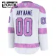Fanatics Montreal Canadiens Hockey Fights Cancer Personalisiert 24/25 Practice Trikot - Kinder (Weiss)