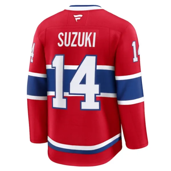 Fanatics Montreal Canadiens Nick Suzuki 24/25 Home Premium Trikot - Herren (Rot)