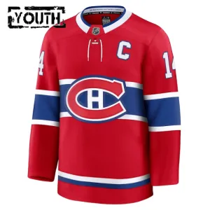 Fanatics Montreal Canadiens Nick Suzuki 24/25 Home Premium Trikot - Kinder (Rot)