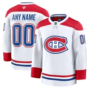 Fanatics Montreal Canadiens Personalisiert 24/25 Away Premium Trikot - Herren (Weiss)