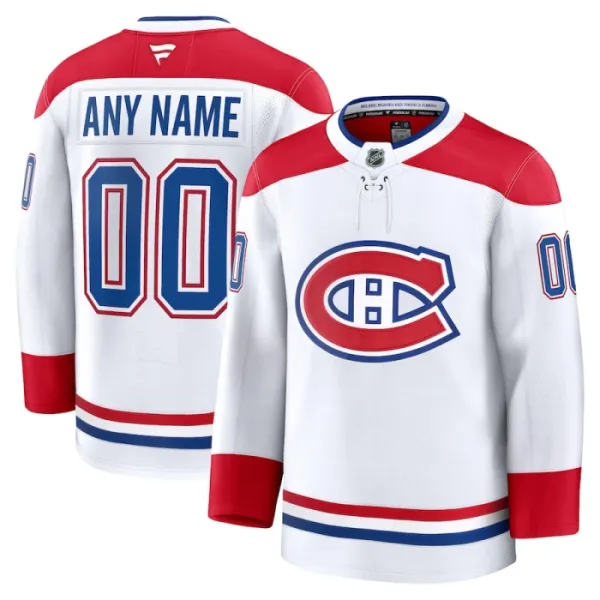 Fanatics Montreal Canadiens Personalisiert 24/25 Away Premium Trikot - Herren (Weiss) Fanatics Montreal Canadiens Personalisiert 24/25 Away Premium Trikot - Herren (Weiss)