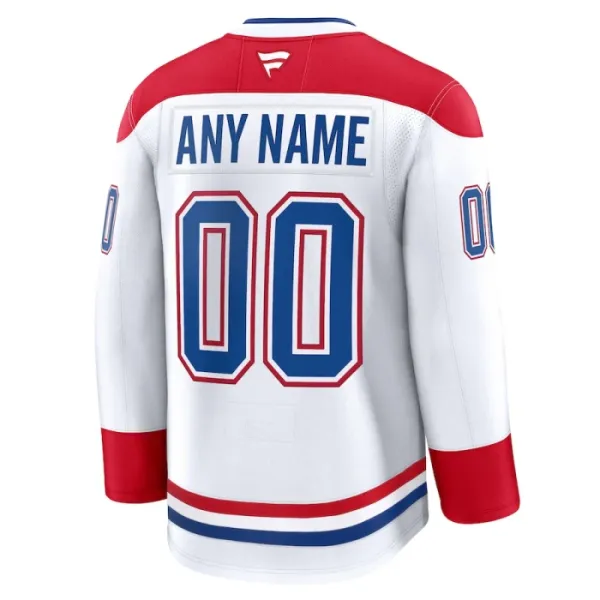 Fanatics Montreal Canadiens Personalisiert 24/25 Away Premium Trikot - Herren (Weiss)