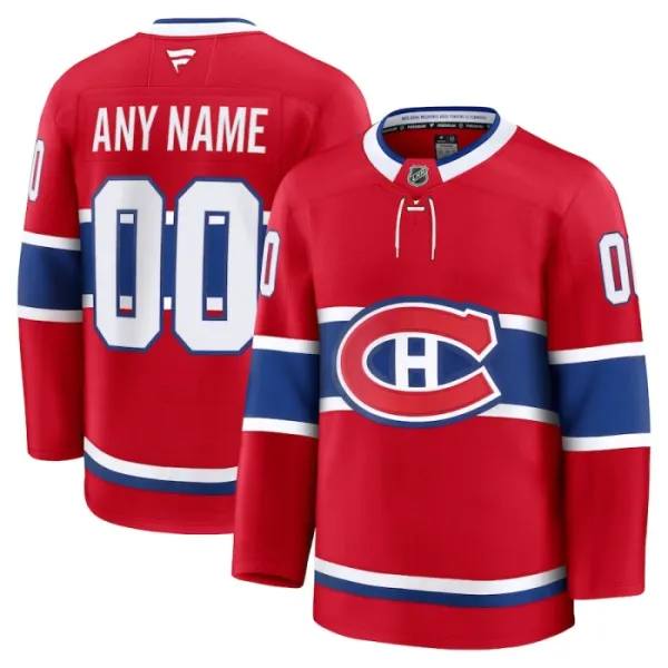 Fanatics Montreal Canadiens Personalisiert 24/25 Home Premium Trikot - Herren (Rot) Fanatics Montreal Canadiens Personalisiert 24/25 Home Premium Trikot - Herren (Rot)