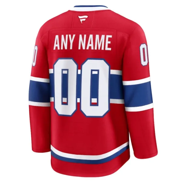 Fanatics Montreal Canadiens Personalisiert 24/25 Home Premium Trikot - Herren (Rot)