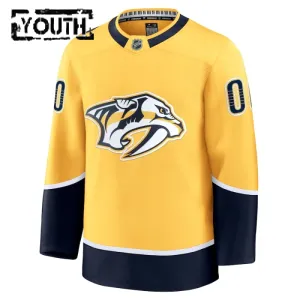 Fanatics Nashville Predators Personalisiert 24/25 Home Premium Trikot - Kinder (Gelb)